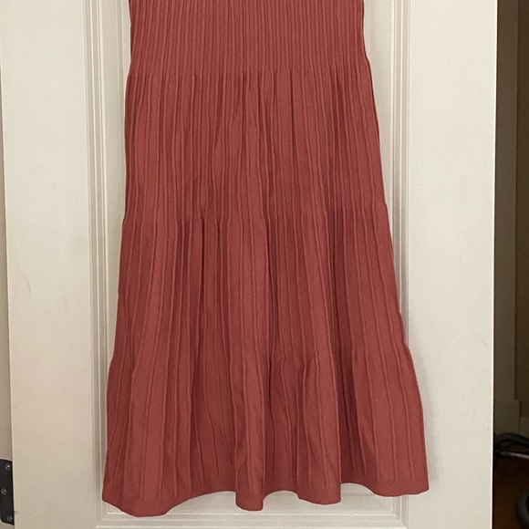 Rosebullet MIDI Terracotta Stretch- Skirt - Picture 7 of 7